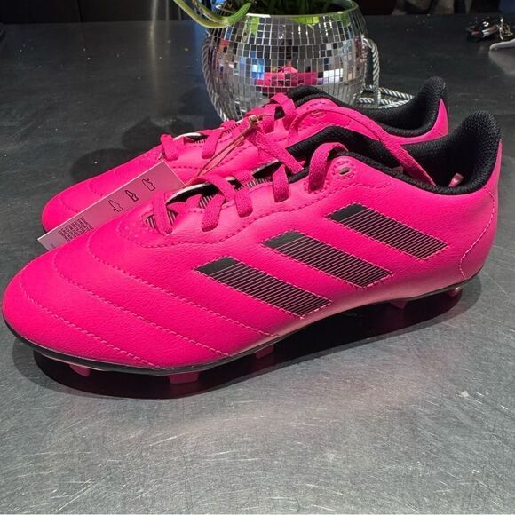 Adidas Goletto VIII FG J Soccer Cleats Youth Size 5.5 Bright Pink - Picture 2 of 7